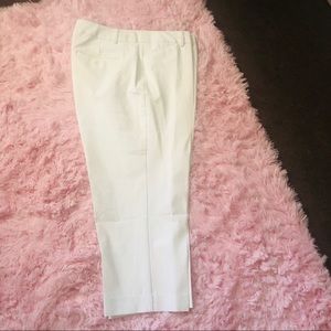 Charter Club New White Cropped Slacks Size 20W